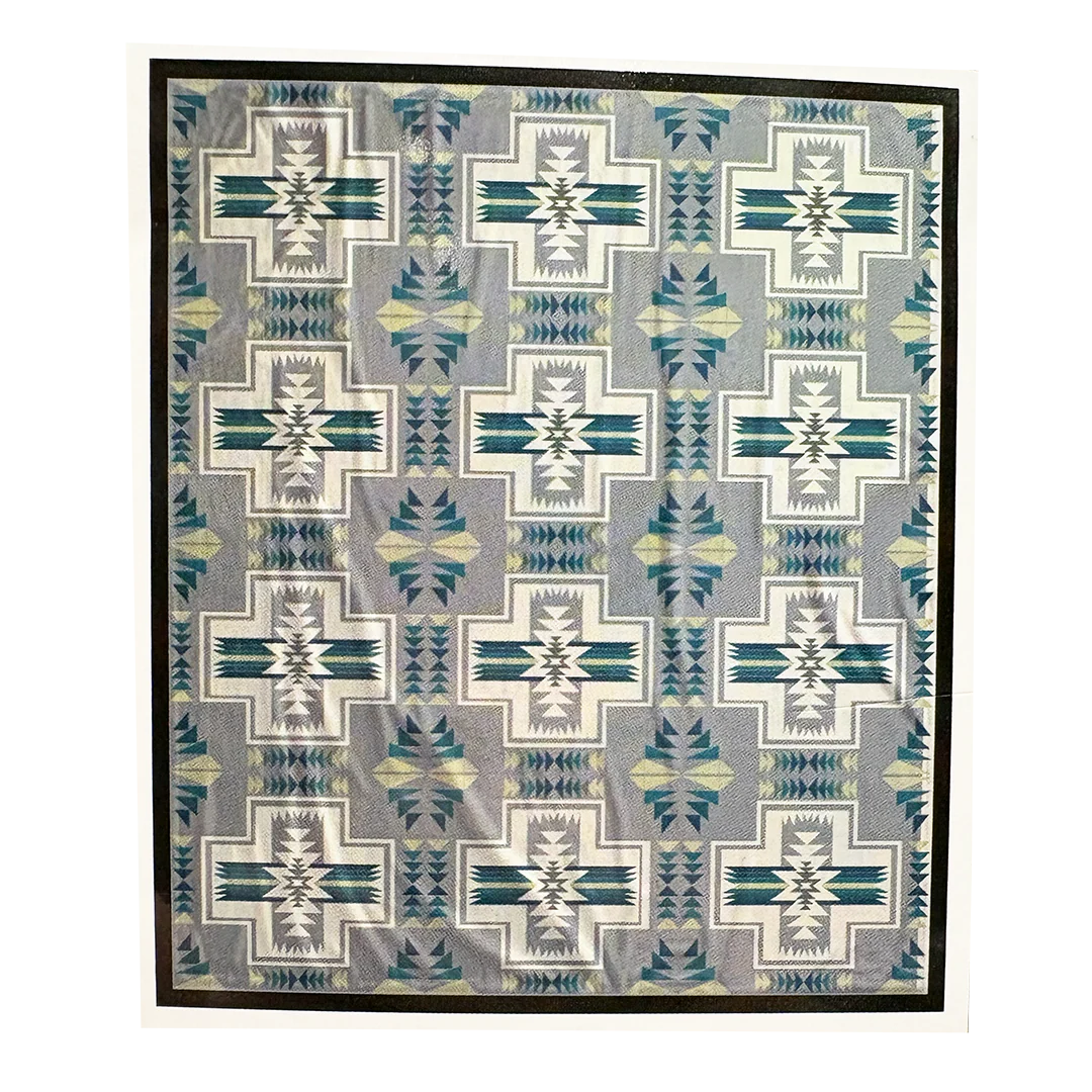 Nativo Aztec Flannel Throw Blanket - Image 2