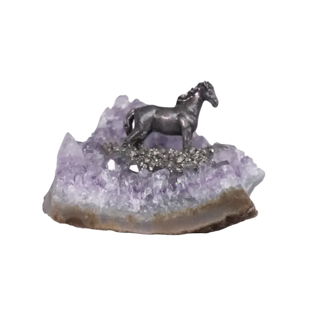 Niagara River Horse Amethyst Topper