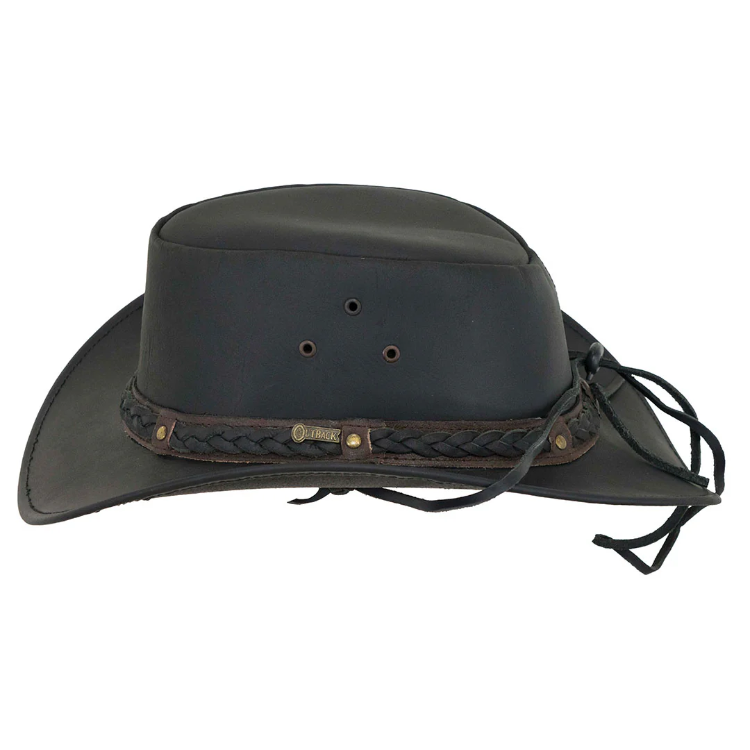 Outback Trading Co. Wagga Wagga Western Leather Hat - Image 2