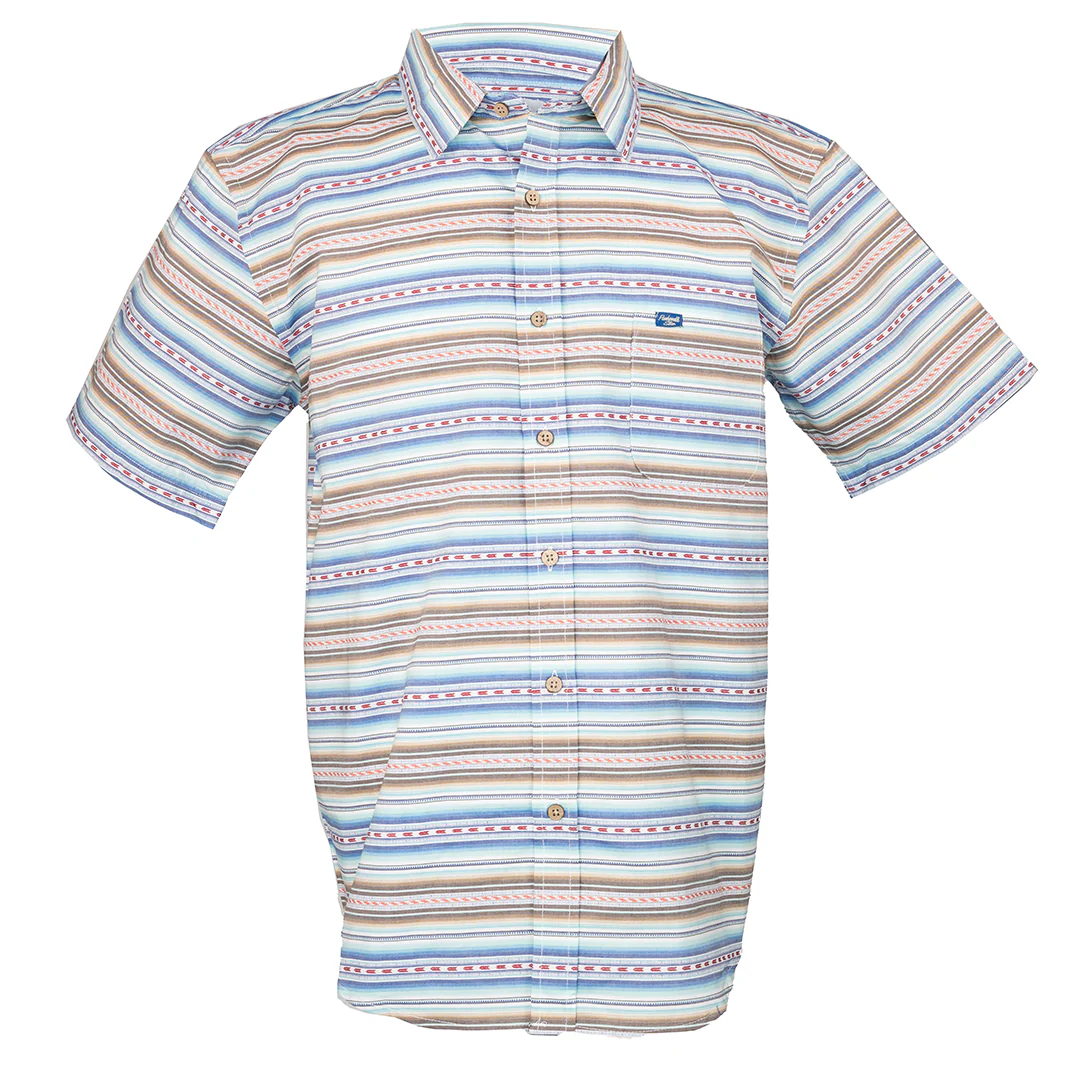 Panhandle Slim Men's Serape Short Sleeve Button Shirt