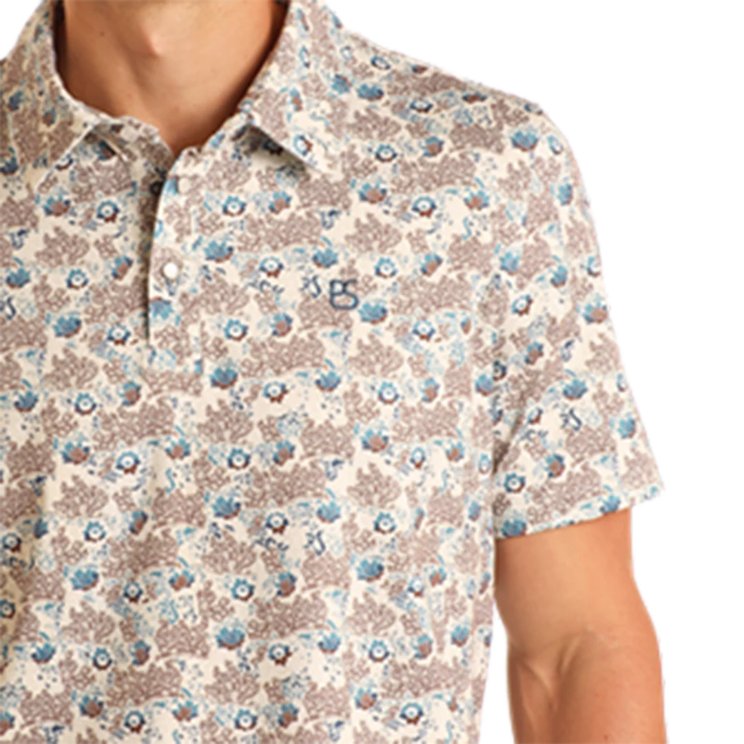 Panhandle Slim Men's Snap Paisley Polo - Image 2