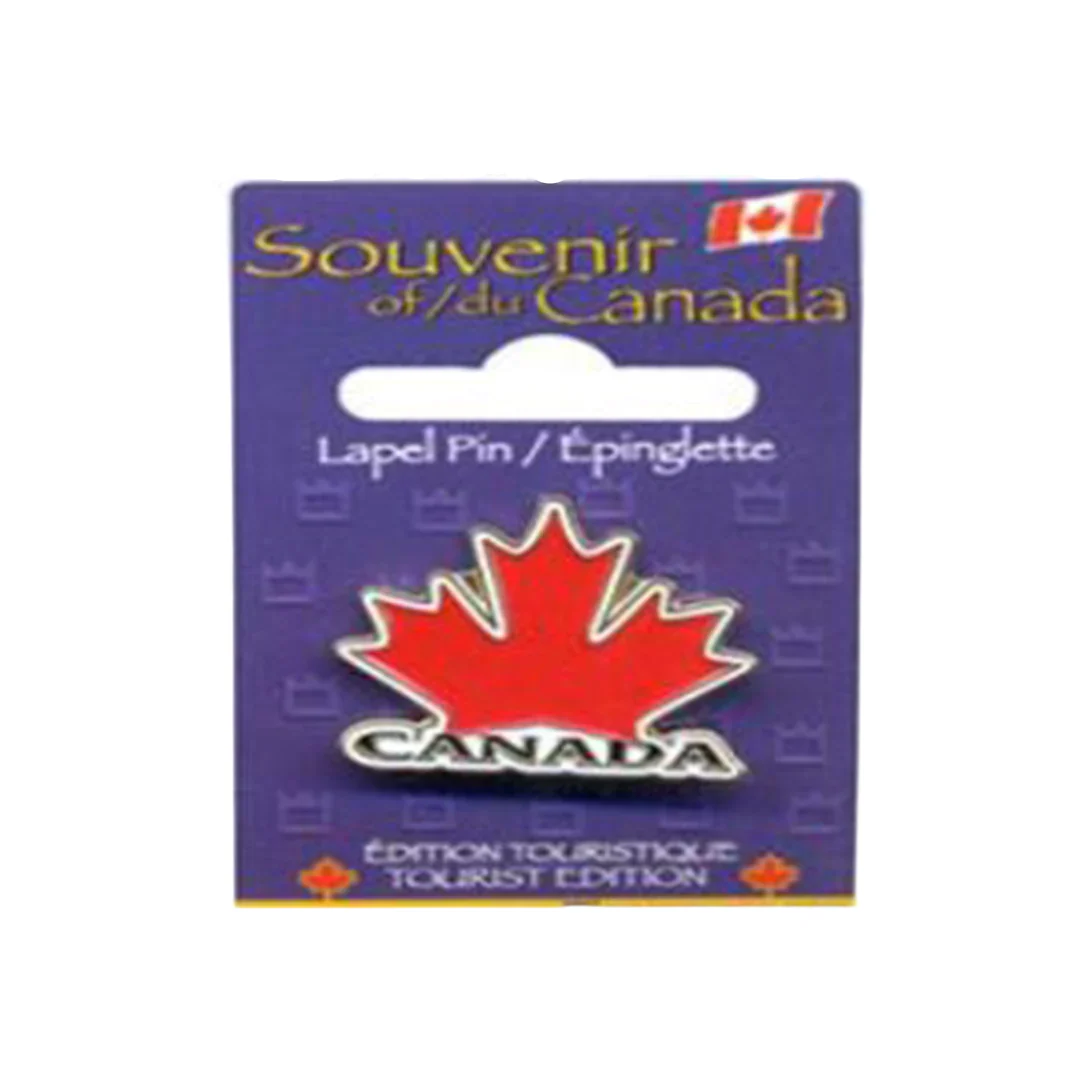 Postcard Souvenirs Maple Leaf Lapel Pin - Image 2