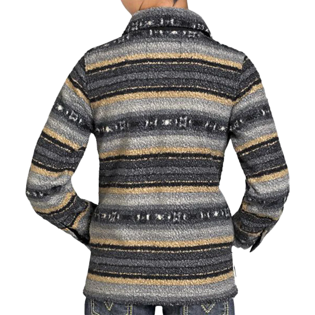 Powder River Outfitters Boys' Striped Aztec Berber Jacket - Image 2