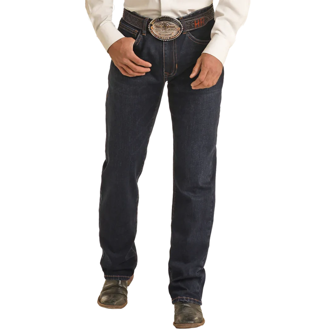 Rock & Roll Denim Men's 46 Relaxed Fit Rope Stitch Stackable Bootcut Jeans - Image 2