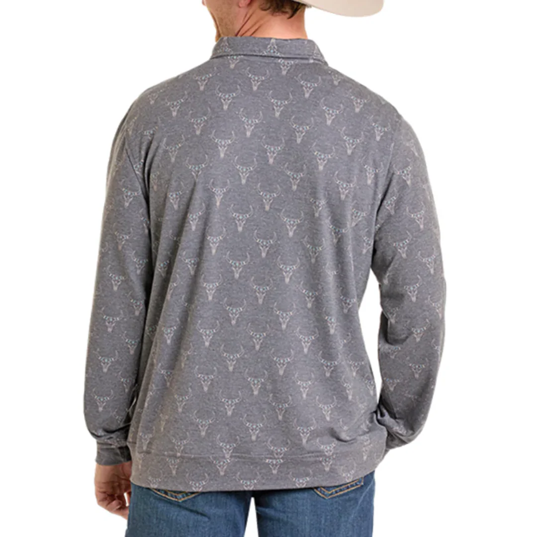 Rock & Roll Denim Men's Longhorn Pullover - Image 2