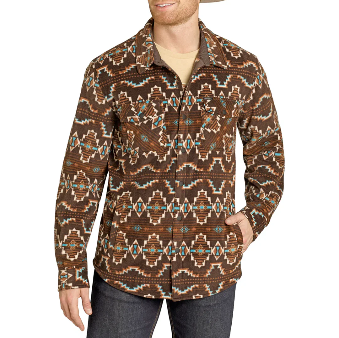 Rock & Roll Denim Men's Fleece Jacket - Image 4