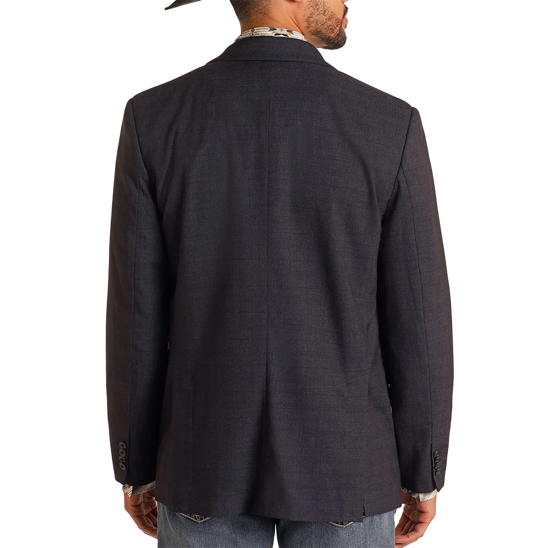 Rock & Roll Denim Men's Plaid Sport Coat - Image 2