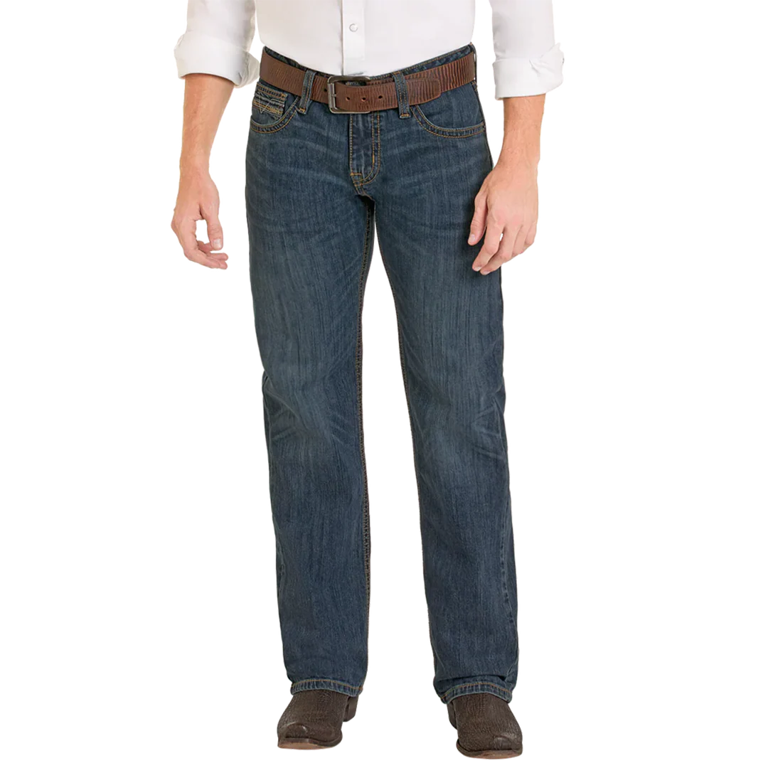 Rock & Roll Denim Men's Regular Fit Classic Straight Leg Jeans - Image 2