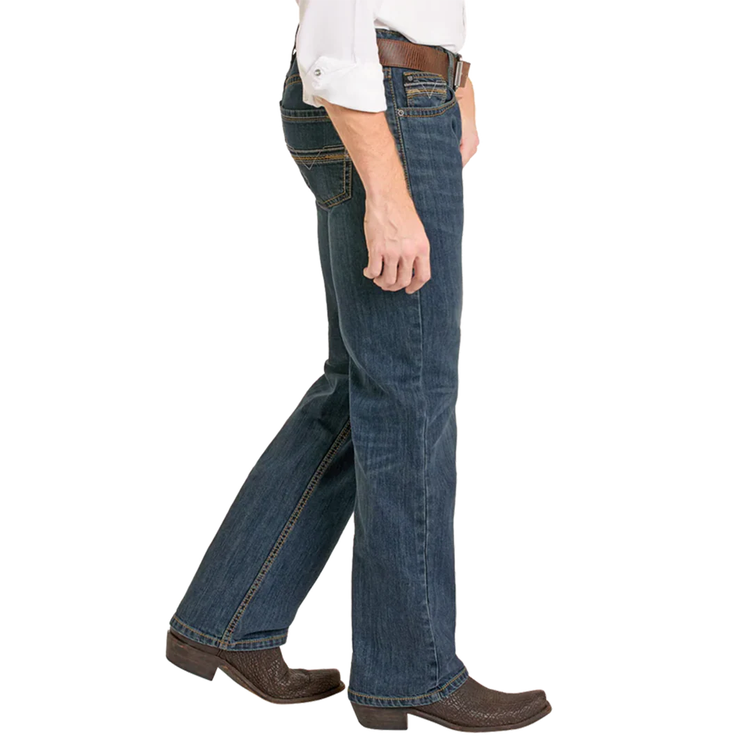 Rock & Roll Denim Men's Regular Fit Classic Straight Leg Jeans - Image 3