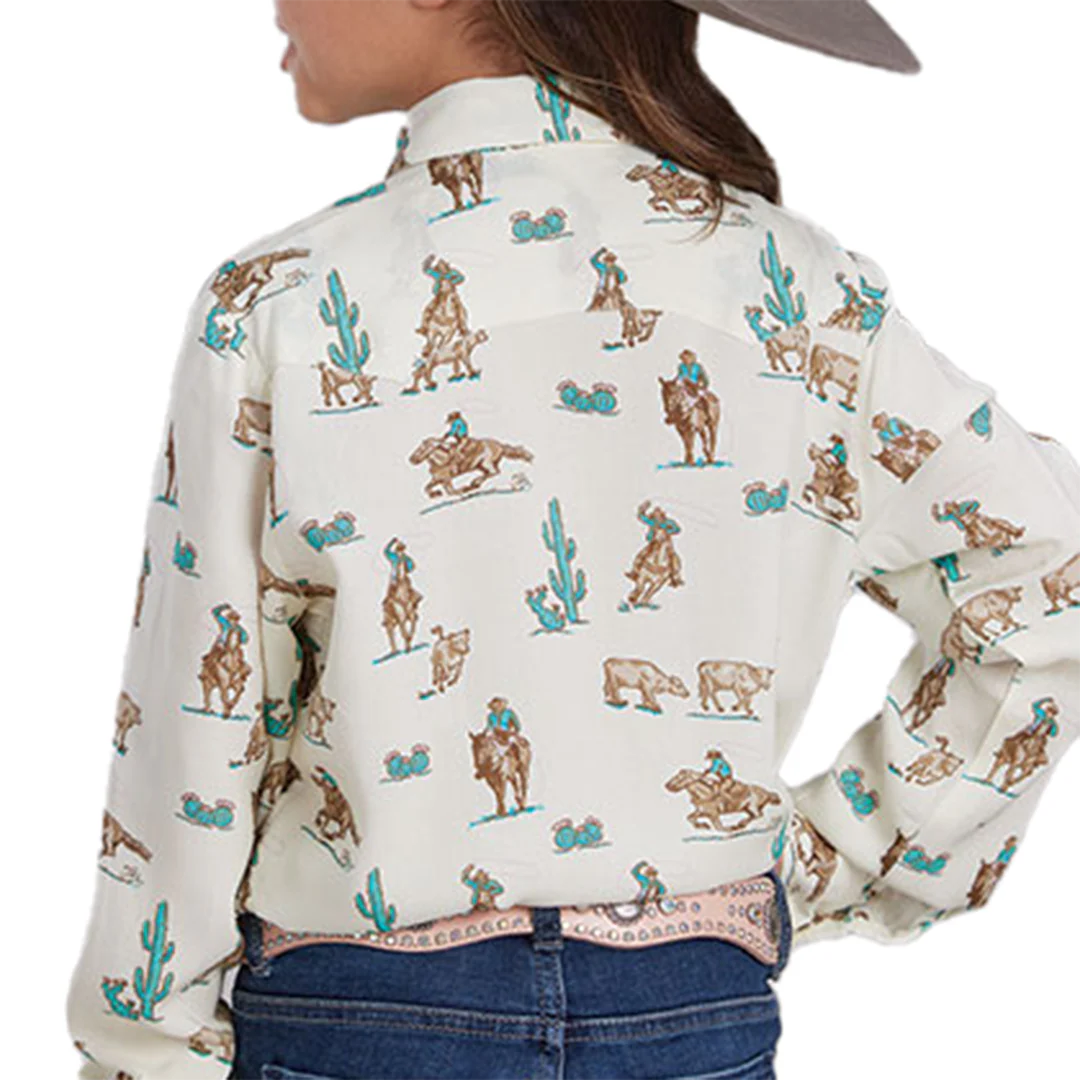 Roper Girls' Western Blouse - Image 2