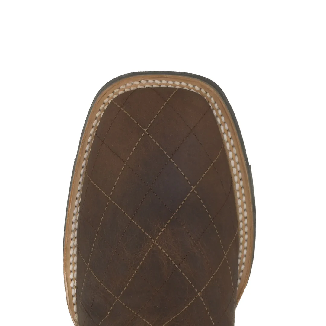 Roper Men's Diamond Stitching Shape Suede Boots - Image 5