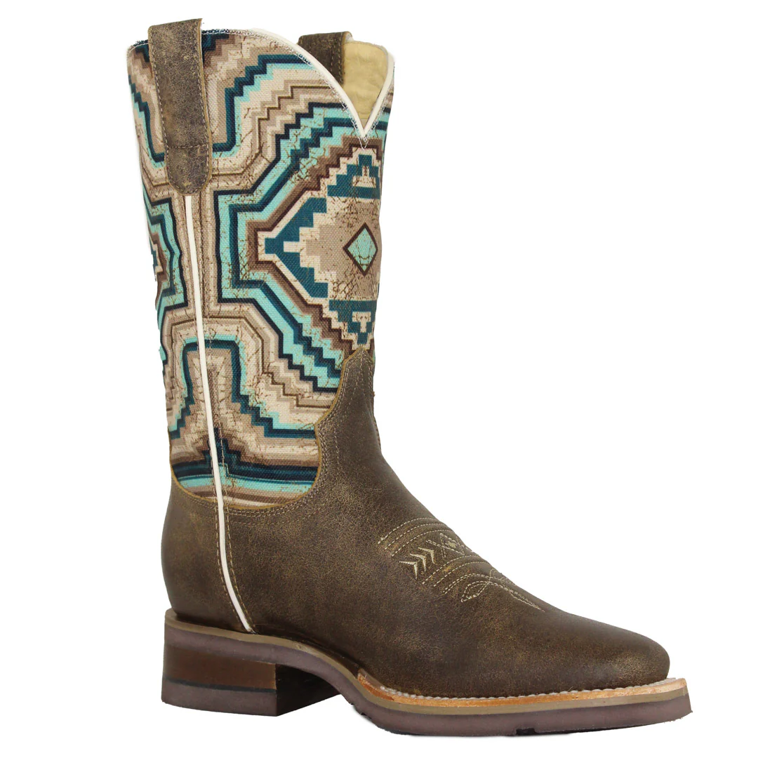 Roper Women's Aztek Print Cowgirl Boots - Image 2