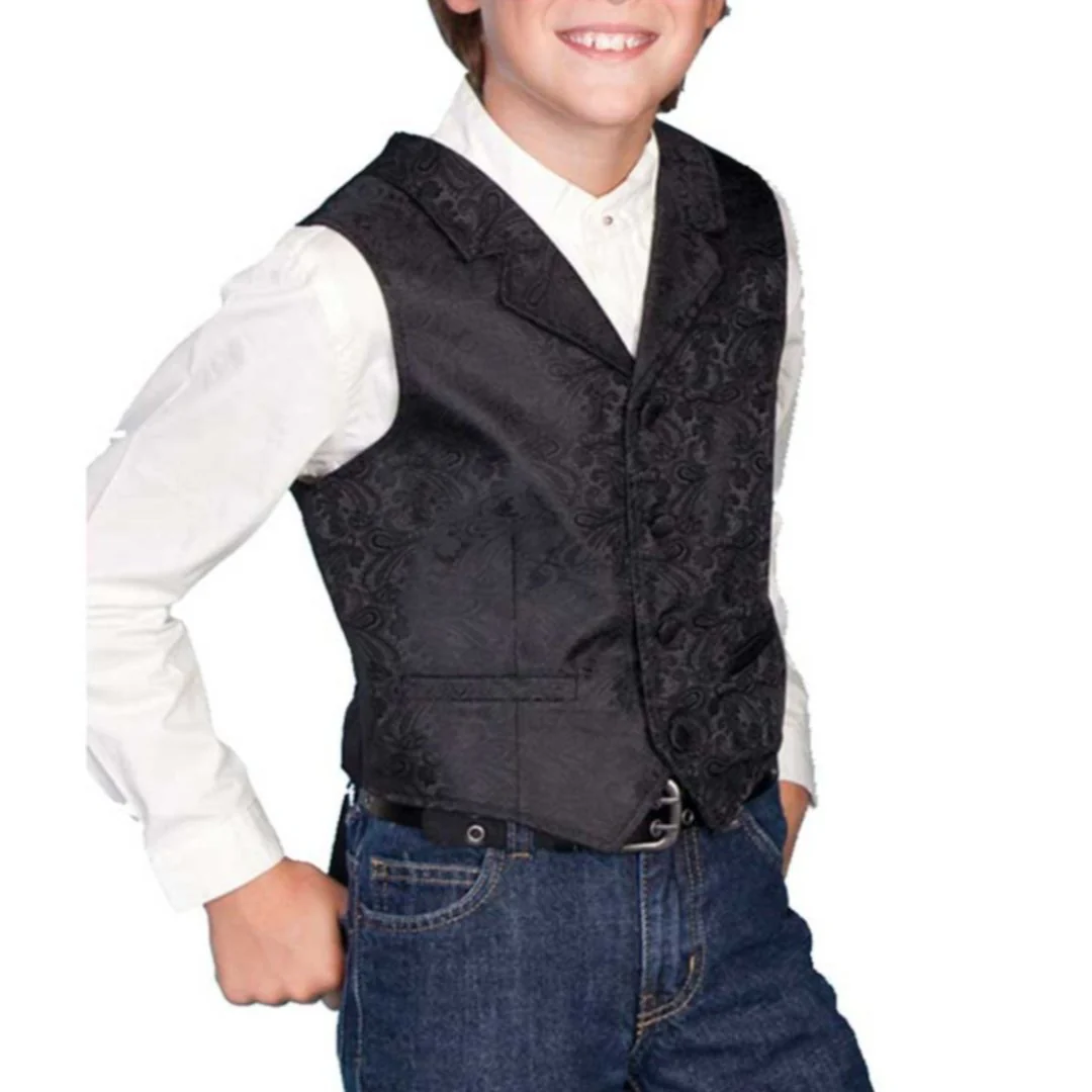 Scully Boys' Paisley Vest