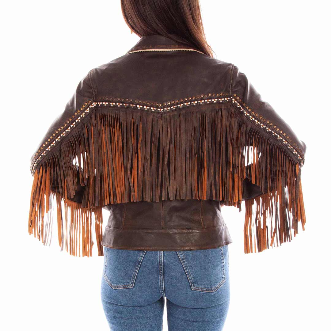 Scully Women's Fringe Accent Leather Jacket - Image 2