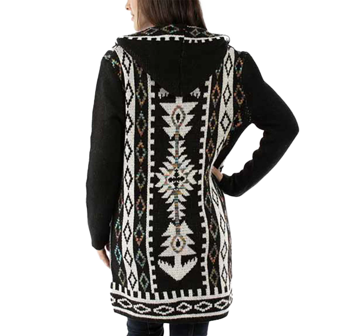 Scully Women's Aztec Hooded Duster Cardigan - Image 2