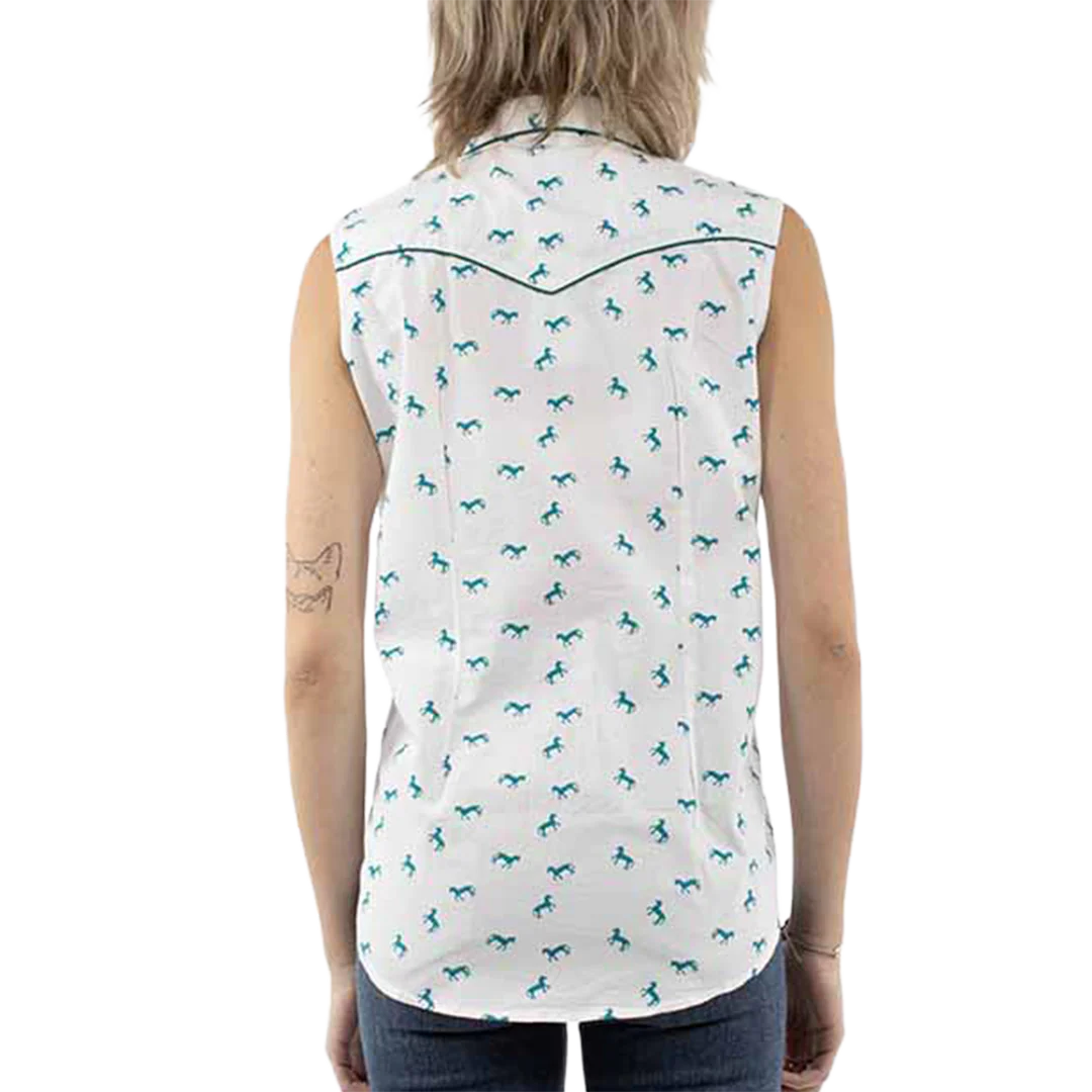 Scully Women's Sleeveless Snap Shirt - Image 2