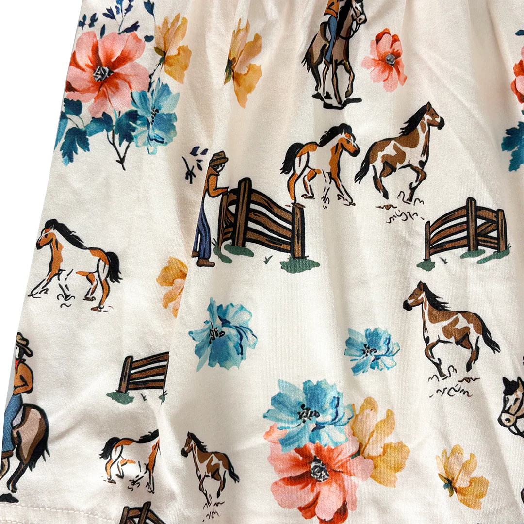 Shea Baby Ranch Life Print Dress - Image 2
