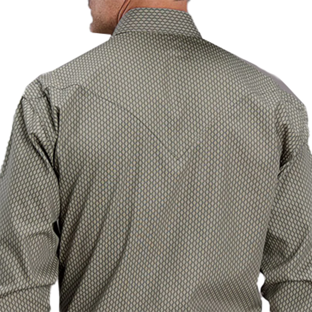 Stetson Men's Diamonds Long Sleeve Snap Shirt - Image 2