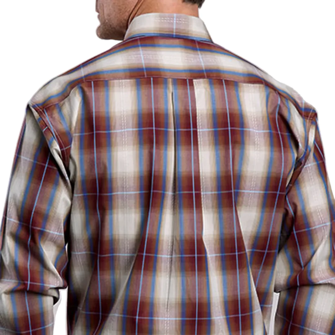 Stetson Men's Plaid Long Sleeve Button Shirt - Image 2