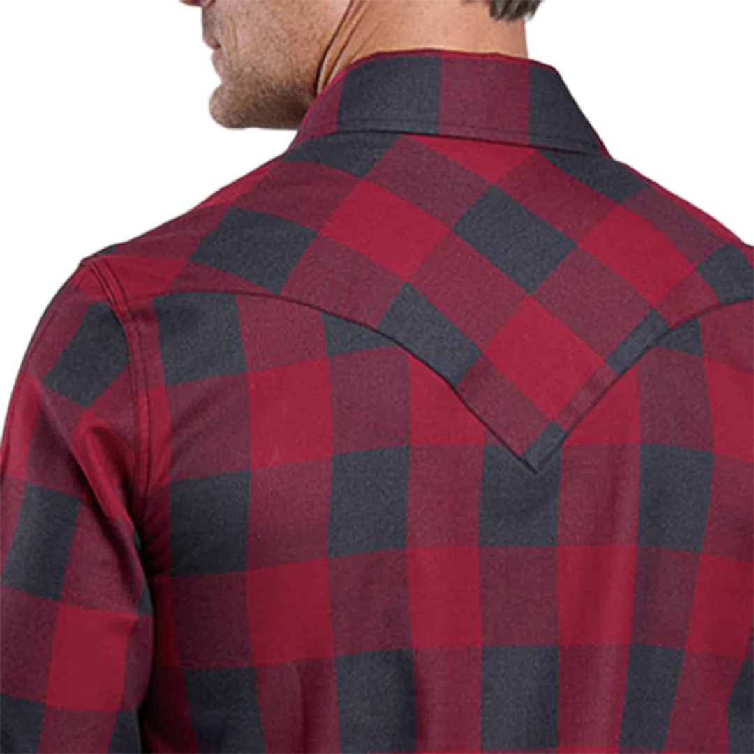 Stetson Men's Plaid Long Sleeve Snap Shirt - Image 2