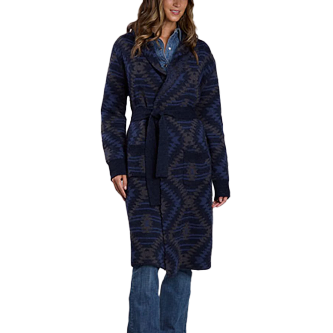 Stetson Women's Long Aztec Knit Duster - Image 2