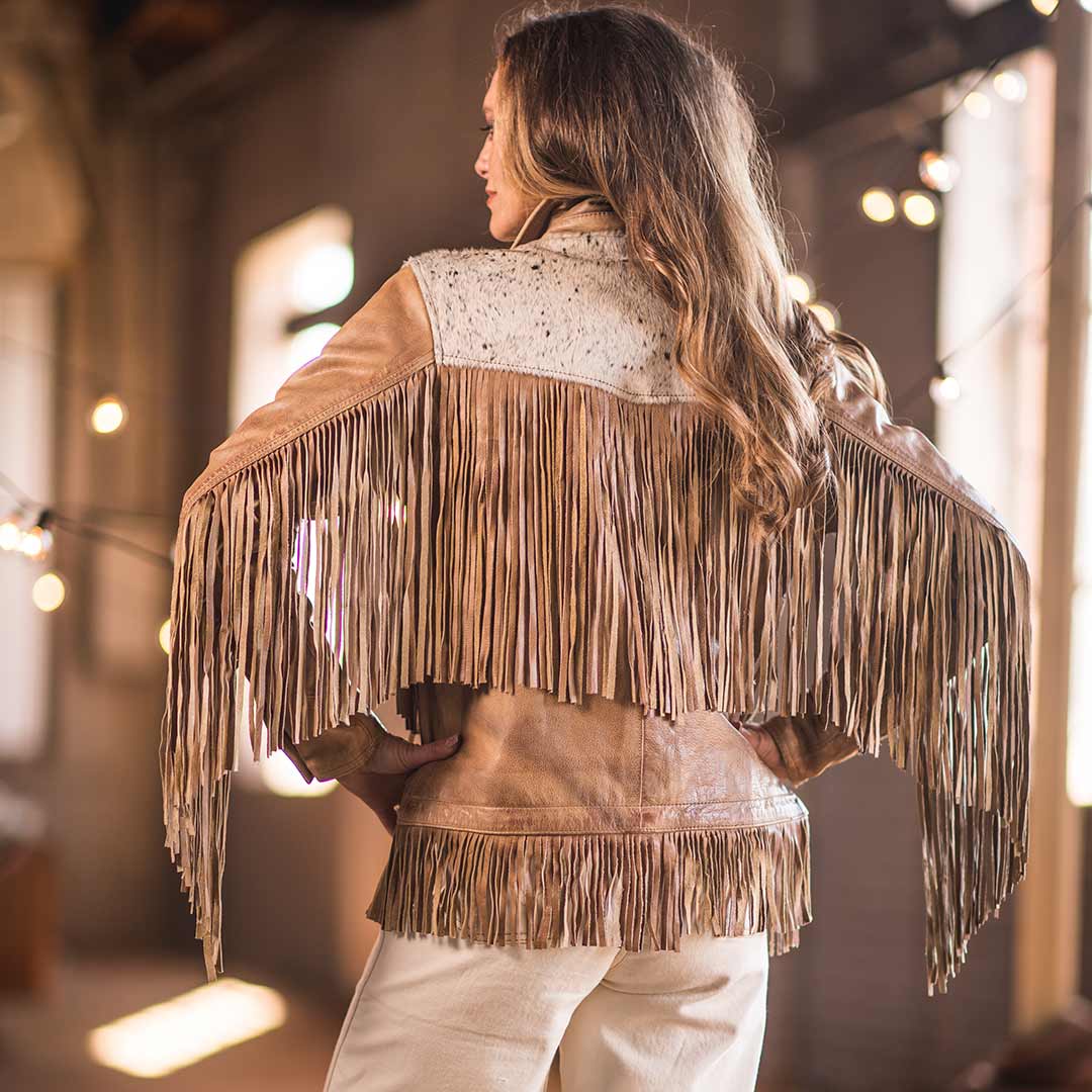 STS Ranchwear Women's Frontier Cowhide Jacket - Image 3