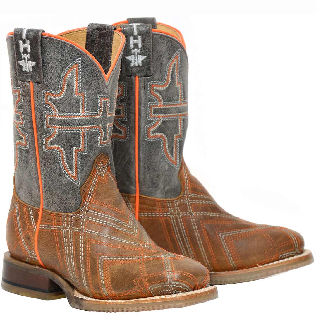 Tin Haul Youth Boys' Eagle Cowboy Boots - Image 3