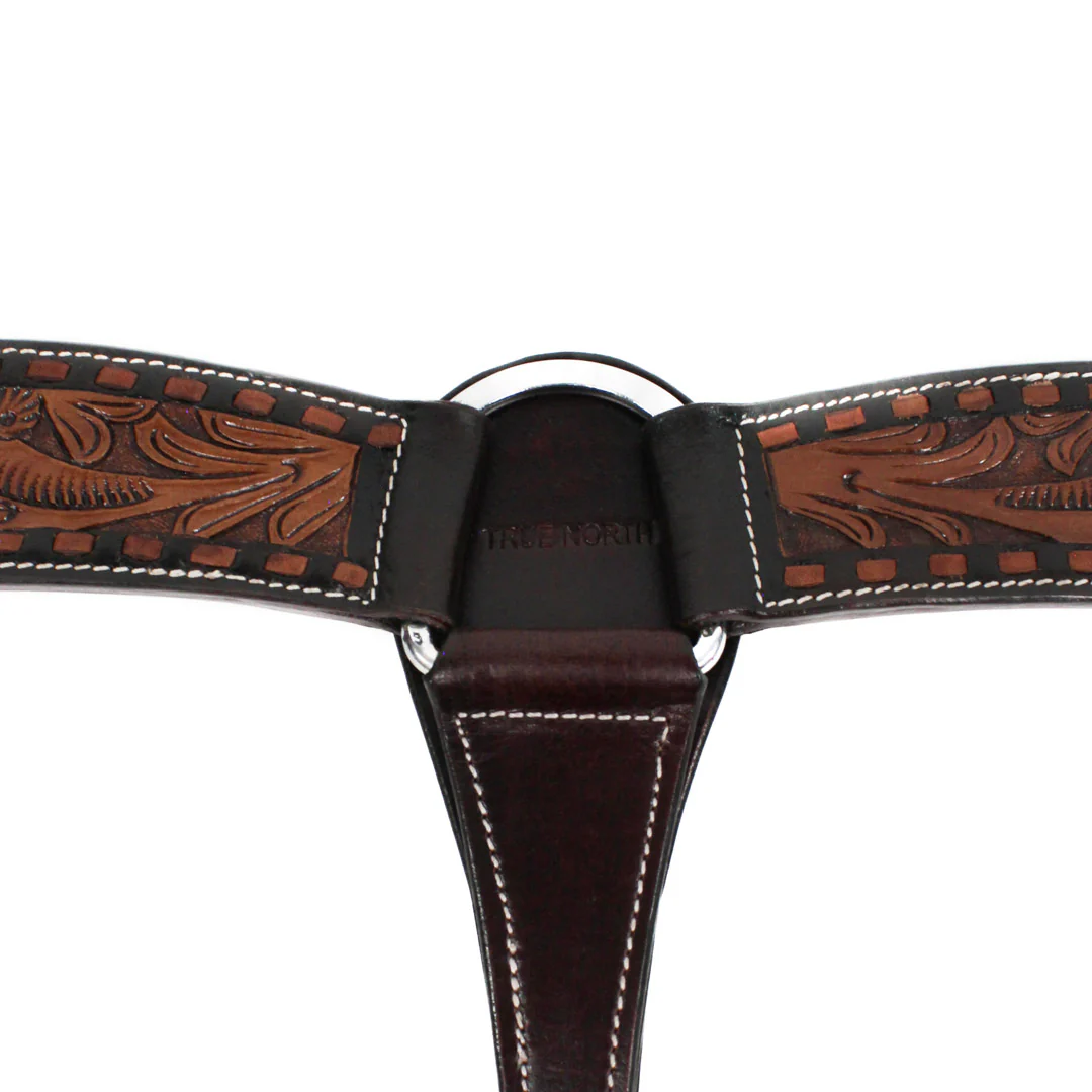 True North Trading Flower Carved Breast Collar - Image 3