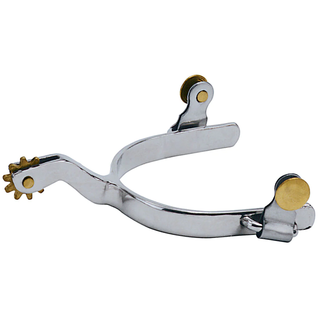 Weaver Women's Chrome Plated Roping Spurs