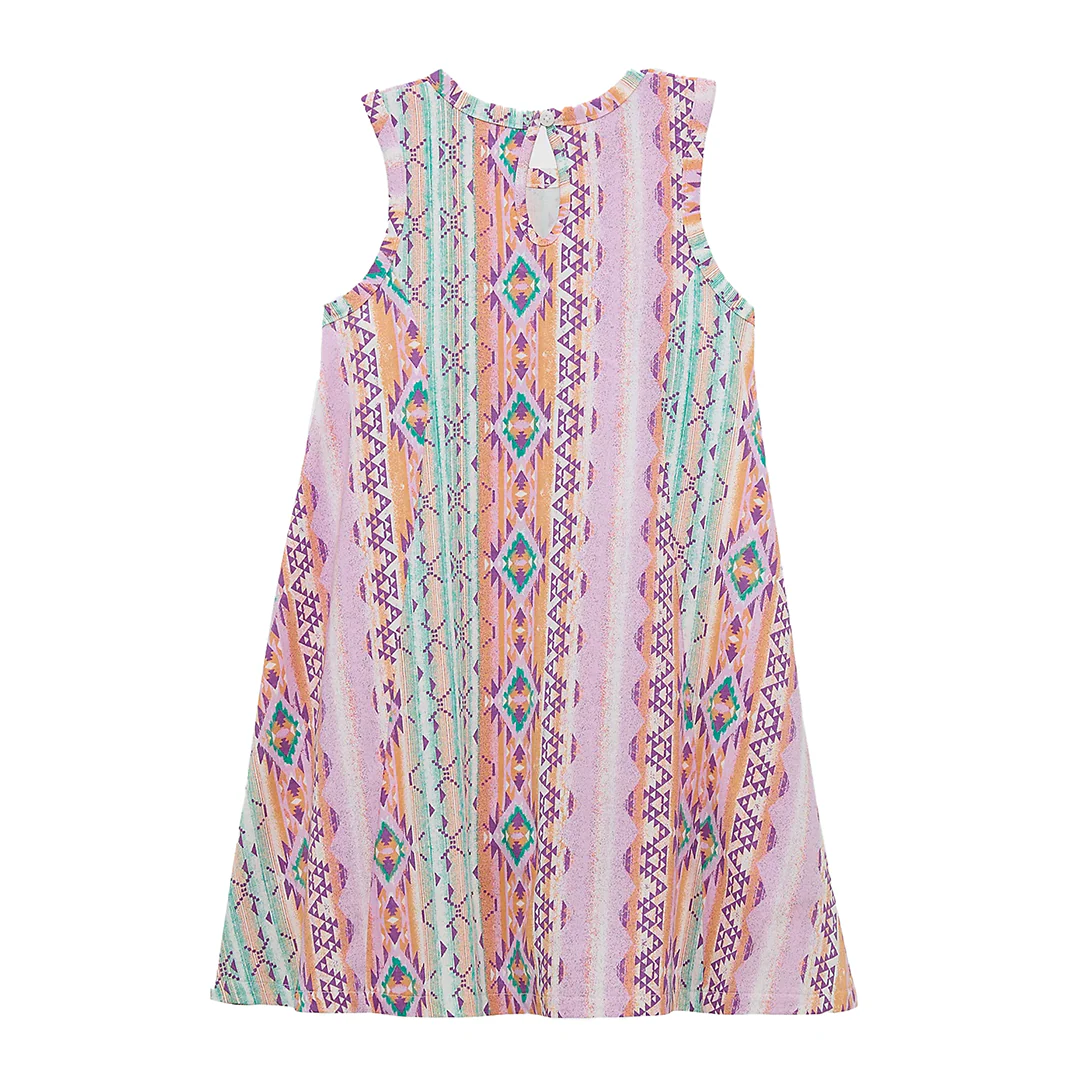 Wrangler Girls' Western Sleeveless Swing Dress - Image 2