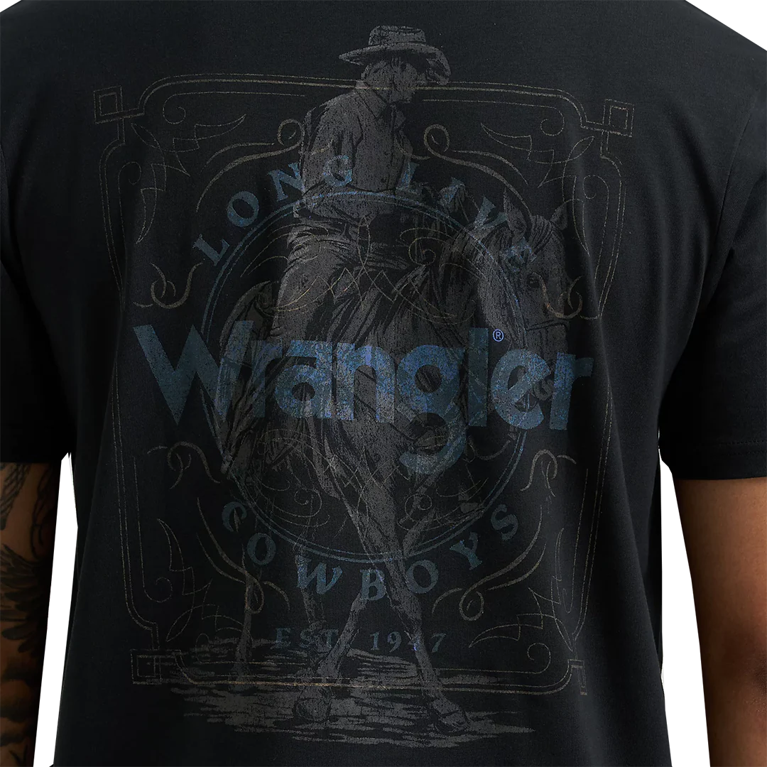 Wrangler Men's Cowboy Back Graphic T-Shirt - Image 3