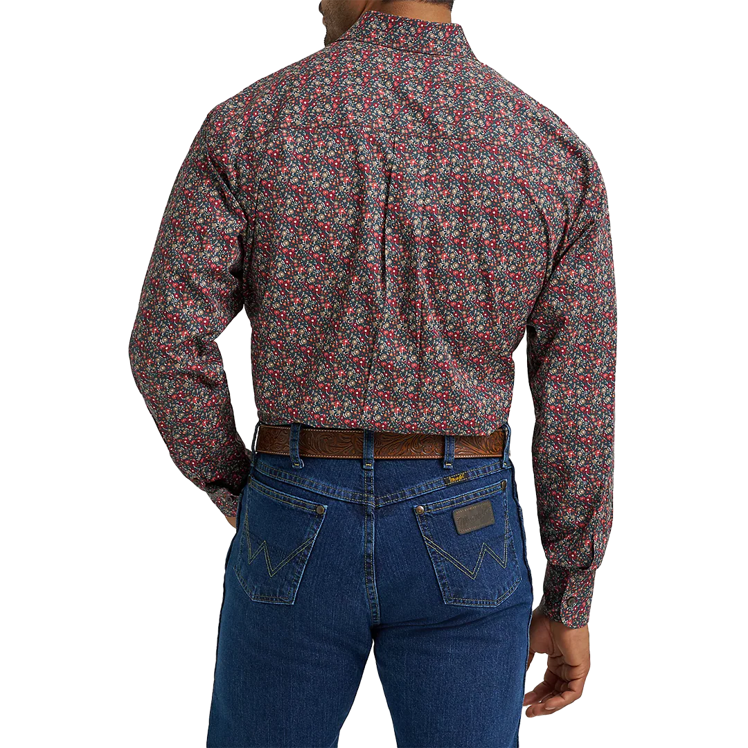 Wrangler Men's George Strait Long Sleeve Button Printed Shirt - Image 2