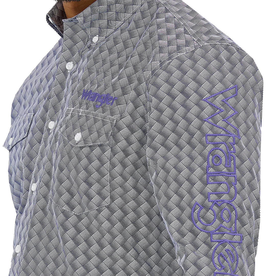 Wrangler Men's Logo Long Sleeve Button Shirt - Image 3