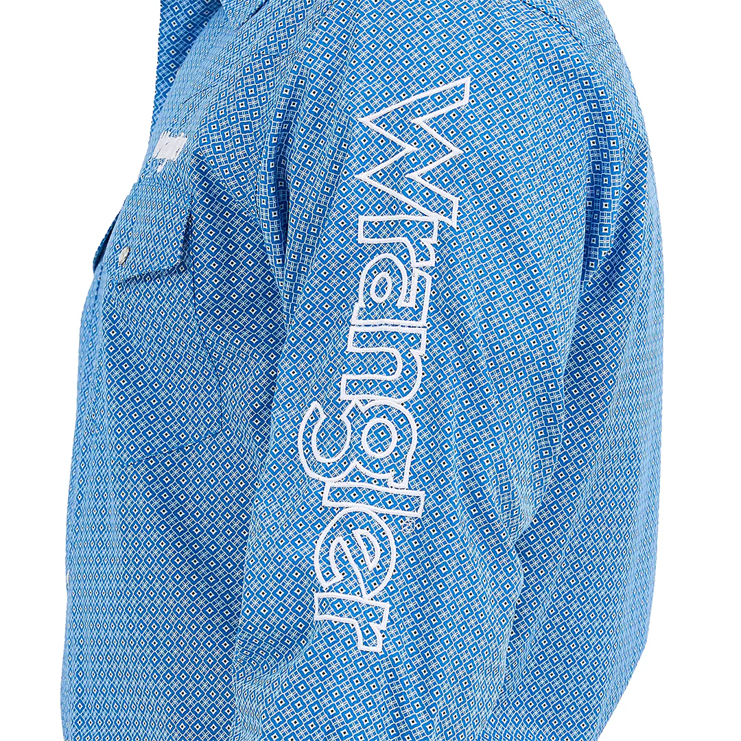 Wrangler Men's Logo Long Sleeve Snap Shirt - Image 3