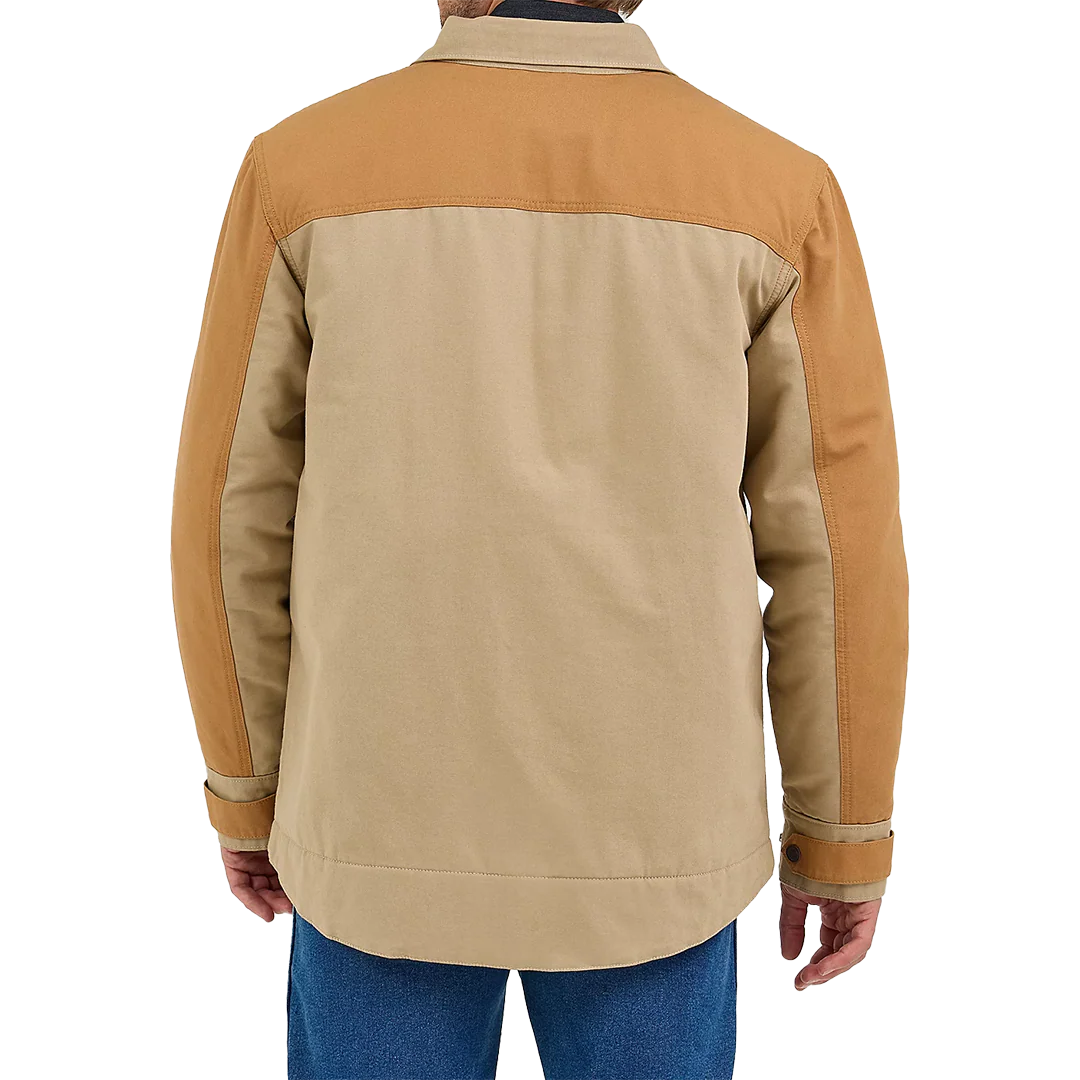 Wrangler Men's Mixed Canvas Chore Jacket - Image 2