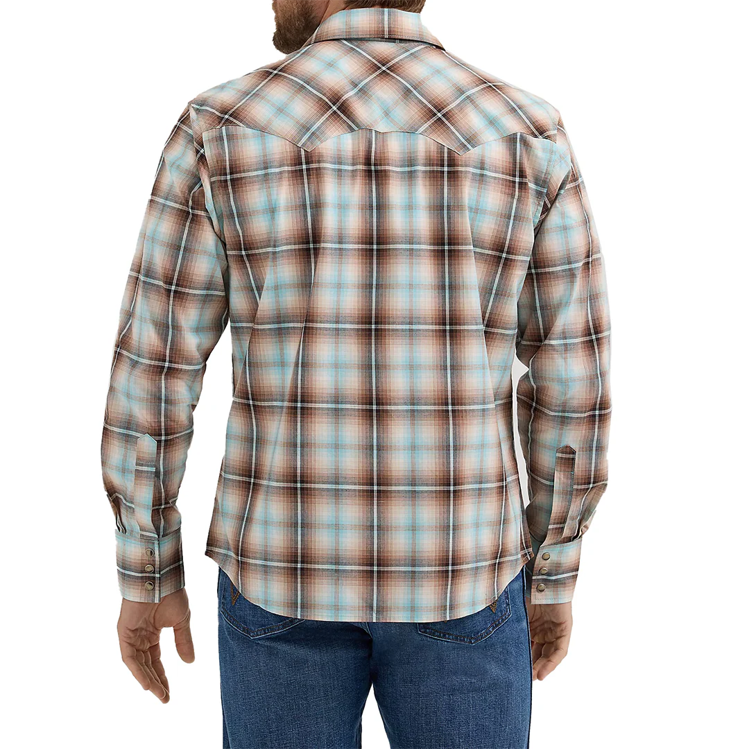 Wrangler Men's Retro Long Sleeve Snap Shirt - Image 2