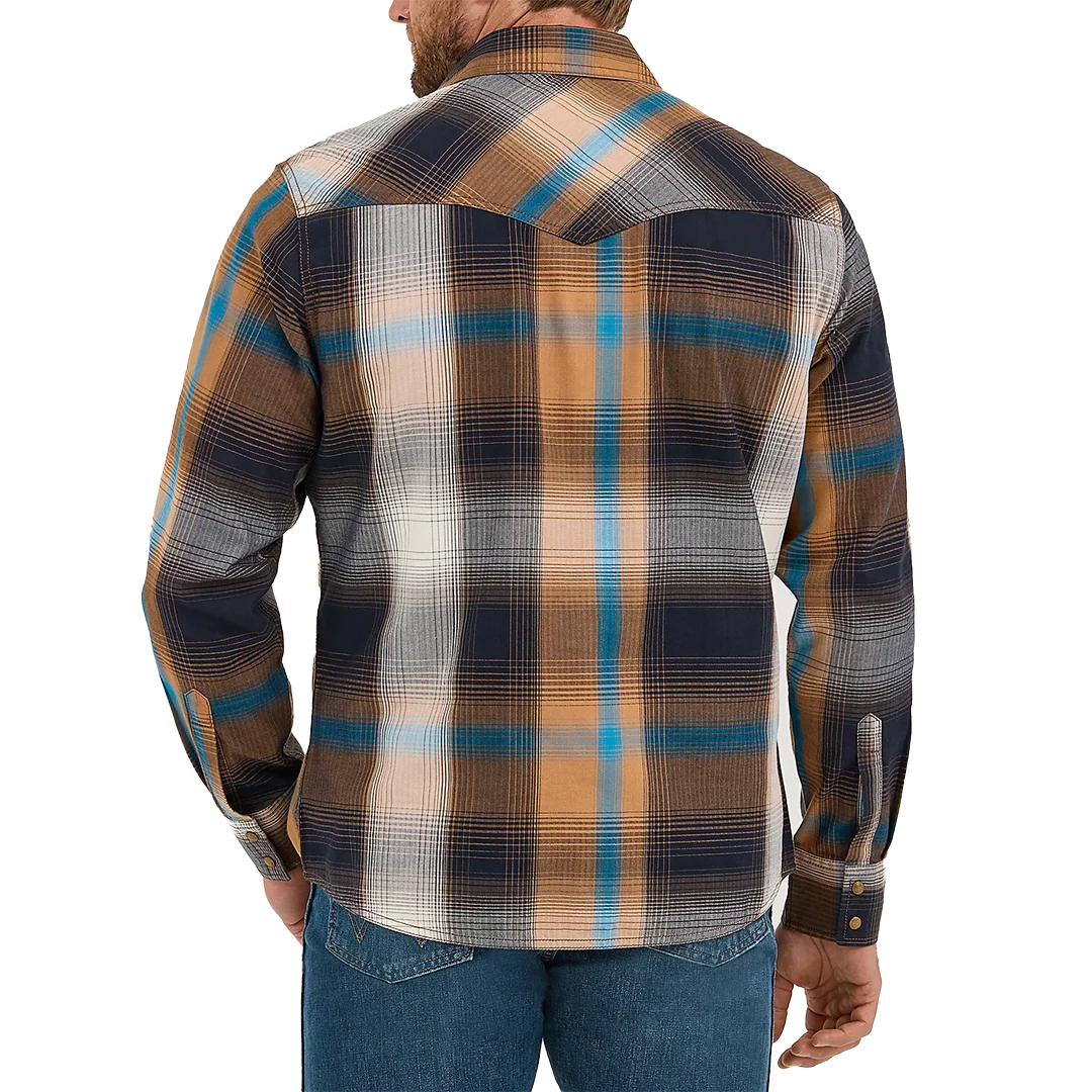 Wrangler Men's Retro Long Sleeve Snap Shirt - Image 2