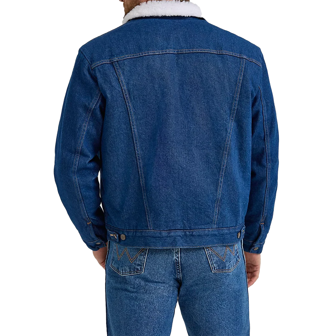 Wrangler Men's Sherpa Lined Jean Jacket - Image 2