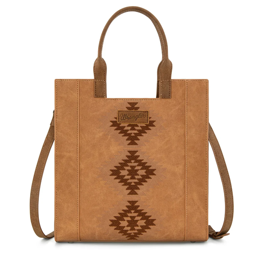 Wrangler Women's Aztec Embroidered Tote Bag - Image 3