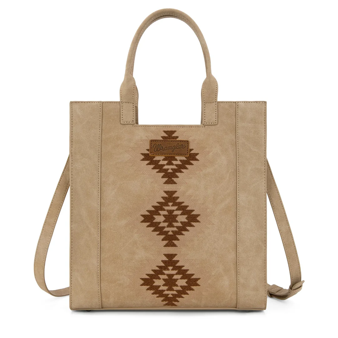Wrangler Women's Aztec Embroidered Tote Bag - Image 4