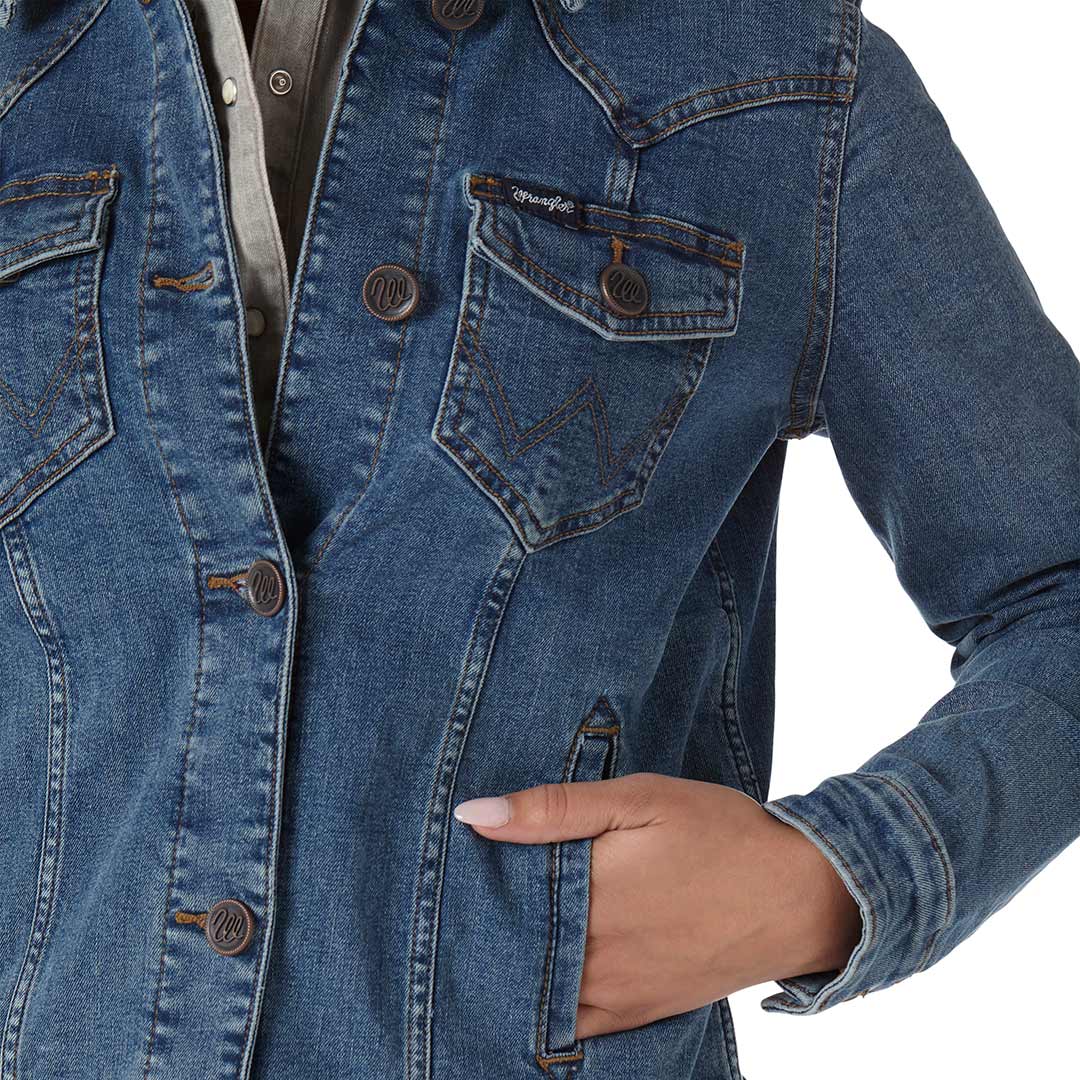 Wrangler Women's Classic Fit Jean Jacket - Image 4