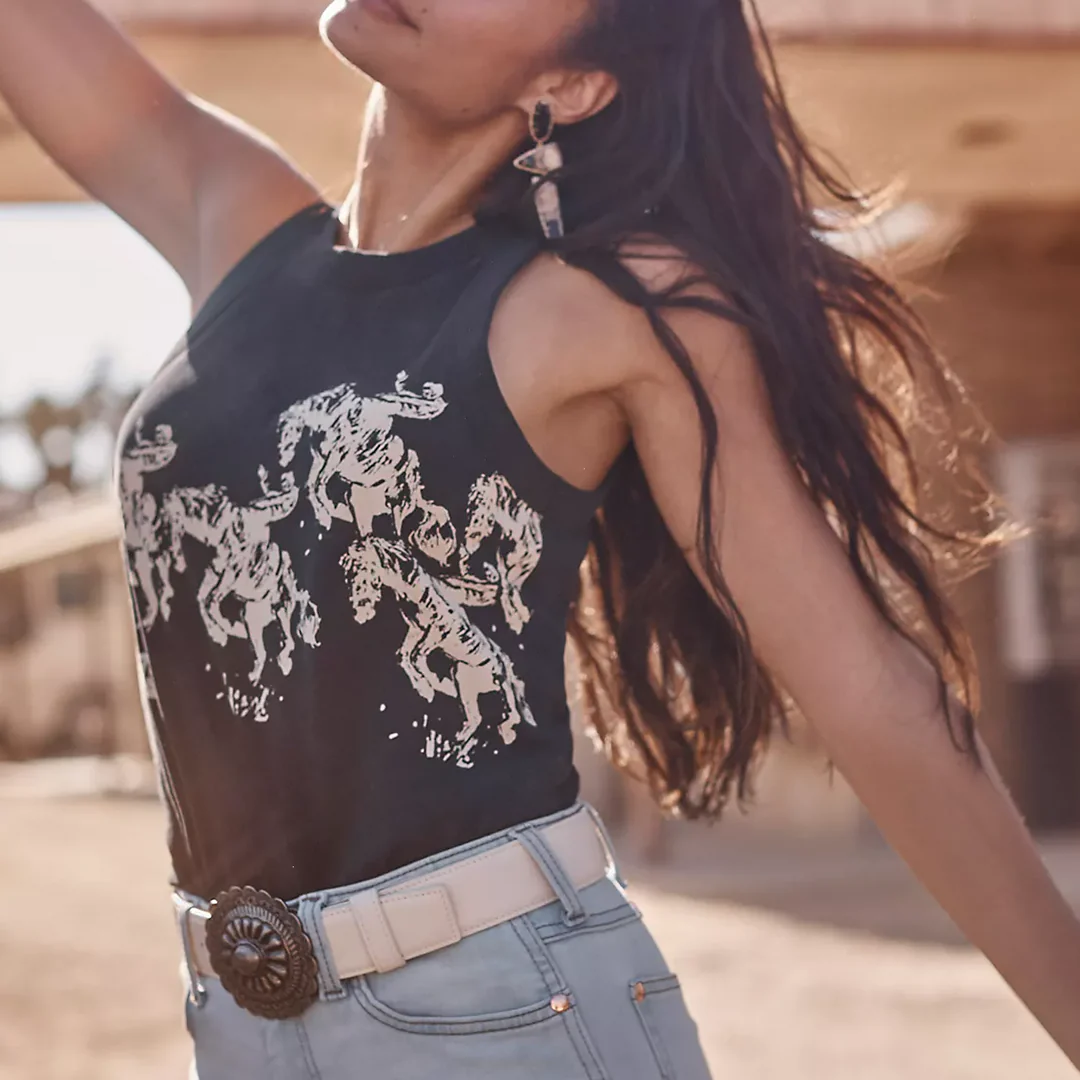 Wrangler Women's Lainey Wilson Cowboy Tank - Image 3