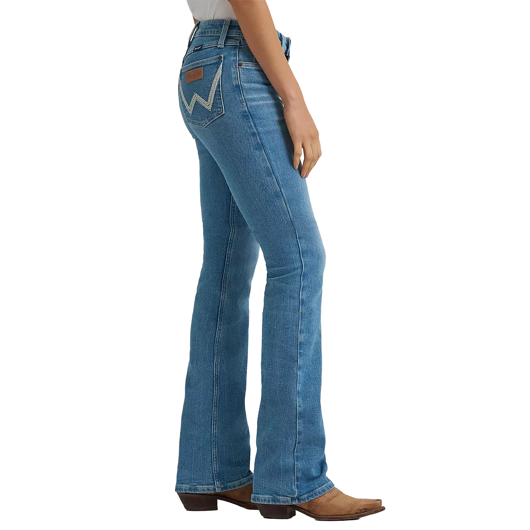 Wrangler Women's Retro Mae Mid Rise Bootcut Jeans - Image 3